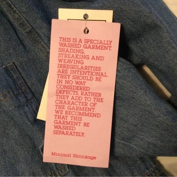 Vintage Denim Midi Dress, size 14 - Picture 6 of 6